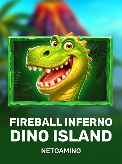 Fireball Inferno Dino Island game tile